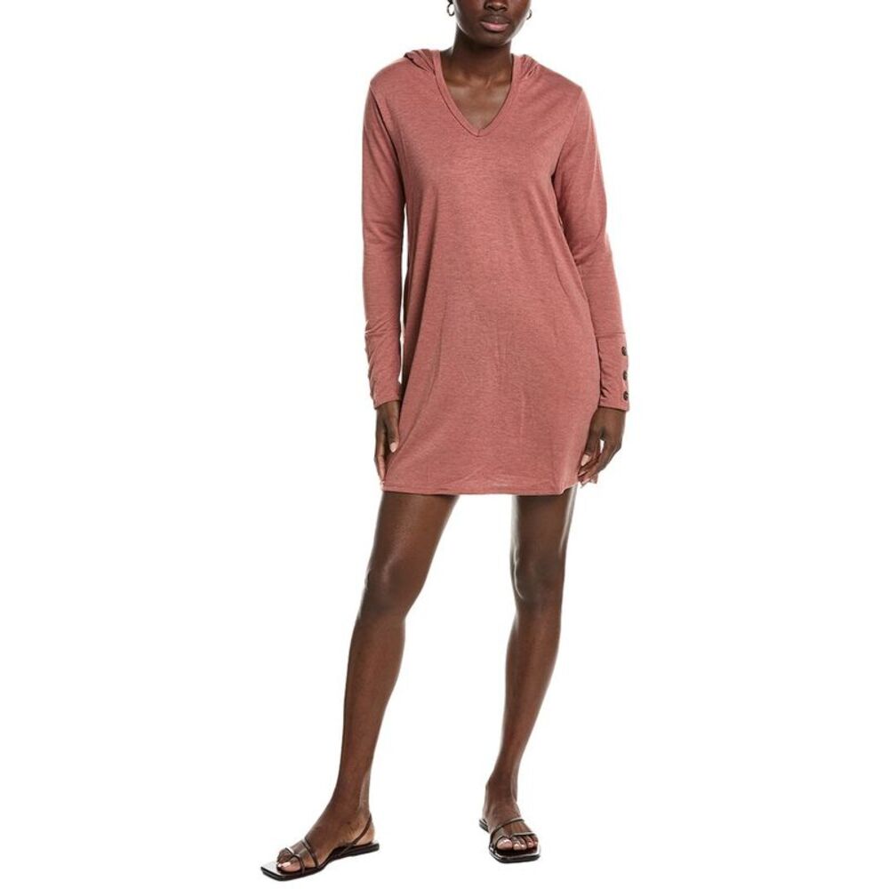 Marion Womens  Button Detail Tunic Dress, Pink